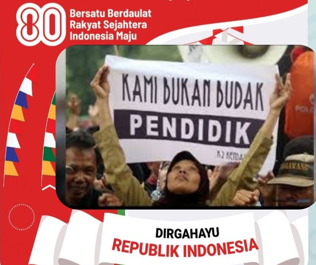 Untuk Apa Kita Merdeka Kalau Guru Belum Sejahtera, Guru Honorer Kota Medan Keluhkan Tufu Belum Cair