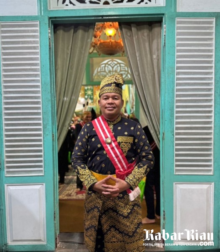 Wadansat Brimob Polda Kepri Diberi Gelar Adat Dato Petinggi