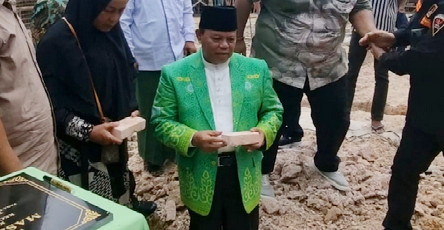 Rangkaian Acara Batu Pertama Masjid Ali Rahmad dan Rumah Tahfidz Hj Erlina Di Kandis