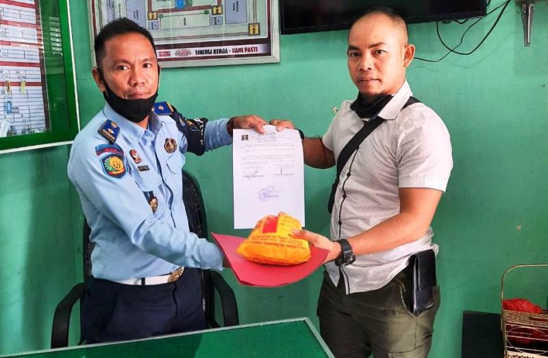 Petugas Lapas Kelas ll A Bangkinang Temukan Sebungkus Sabu, "Kita Minta Petugas dan Binaan Lapas Dites Urine"