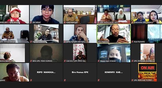 Biro Humas KPK Gelar Workshop Online Tema "Pesan Antikorupsi Untuk Seluruh Negeri"