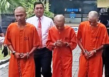 Tiga Gembong Ekstasi di Bali Diamankan dengan BB 1.250 Butir