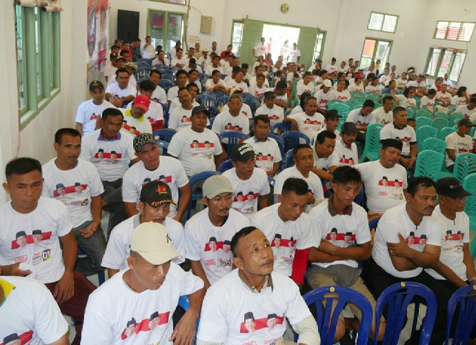 Relawan Jokowi-Maruf Rohul Dibekali Kampanye Melawan Hoax dan Fitnah