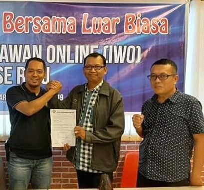 Kavillah Somarito Terpilih Sebagai Ketua IWO Riau
