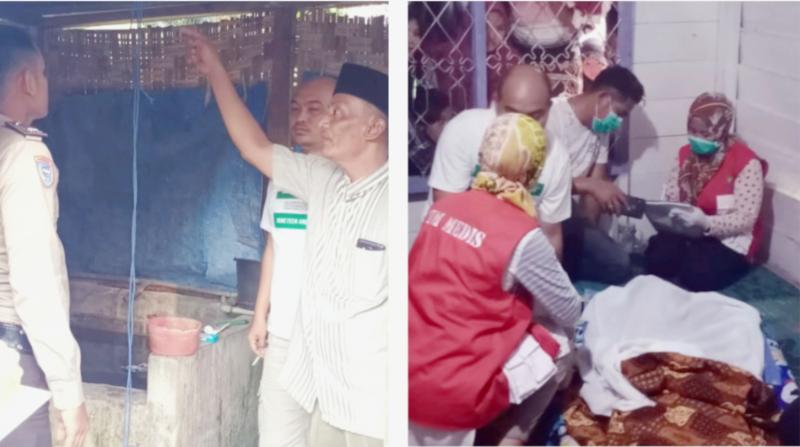 Nekat Bunuh Diri, Gadis Belia Ditanjung Medan Rohil Tergantung Dikamar Mandi