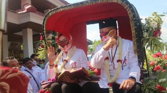 Pilkada  Kabupaten Grobogan, Pasangan Sri Sumarni - Bambang Pujiyanto Bakal Lawan Kotak Kosong