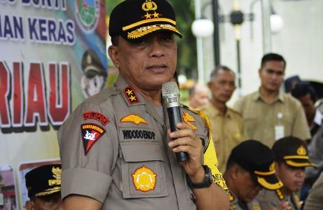Kapolda Riau Pindah Bukan Karena Penanganan Karhutla