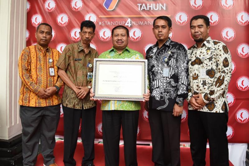 Dinilai Peduli HAM Bengkalis Terima Penghargaan dari Menkumham