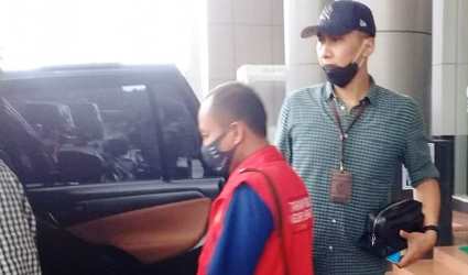 Tim Kejari Subang Cegat DPO PTPU  Di Gerbang Tol Serang Timur