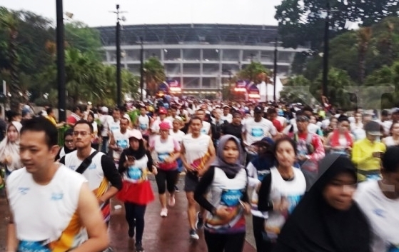 Arief Hartani Terkapar saat Ajang Electric Jakarta Marathon 2018