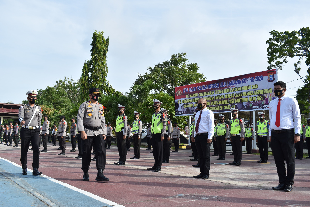 Waspada Corona! Kapolres Inhu Larang Kerumunan dan Pesta Kembang Api Tahun Baru