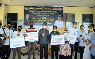 Pantau Program Hasil Perjuangannya, Syahrul Aidi Berkunjung ke Kampar