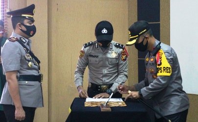 Polres Bengkalis Sertijab Kasat Reskrim