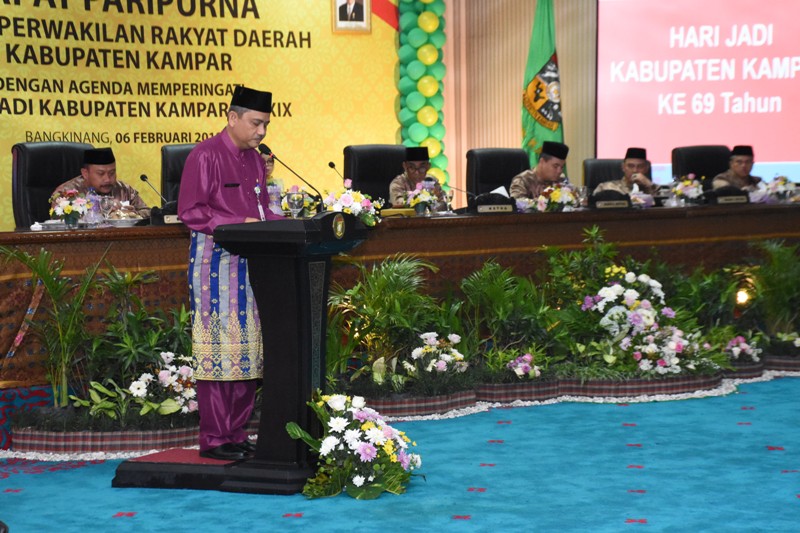 Ini Isi Pidato Gubri di Hari Jadi Kampar ke 69