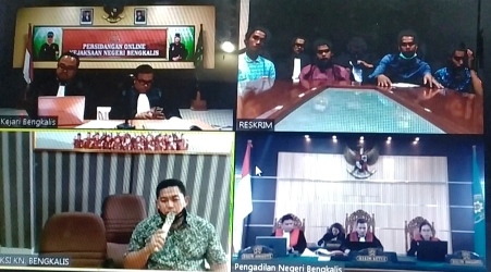 Terkait PSBB, 4 Warga Bengkalis Didakwa Denda Rp 500 Ribu