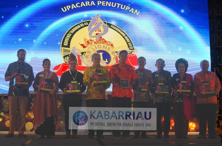 Kadisbudpar Pekanbaru Tutup Konvensi Tahunan ke-43 Lions Clubs Indonesia