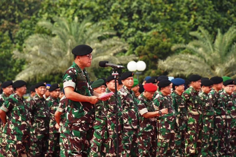 Panglima TNI Sambut  850  Anggota Satgas RDB TNI Konga XXXIV-A MONUSCO