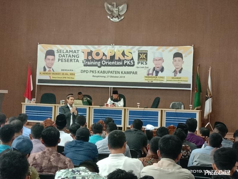 Ratusan Peserta Ikuti T.O.PKS DPD PKS Kampar