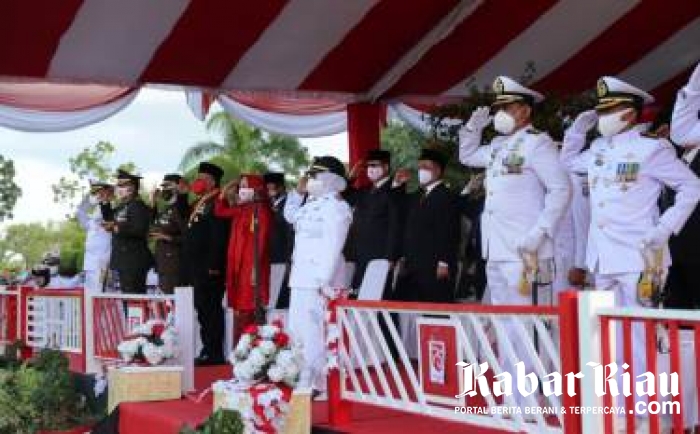 Masih Suasana Normal Baru, Rahma Pimpin Peringatan HUT RI di Tanjungpinang Tetap Khidmat