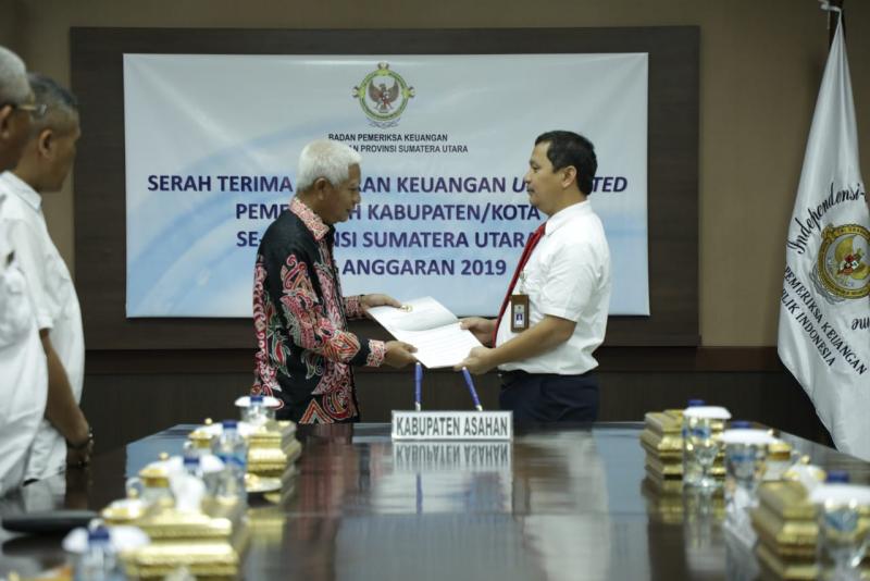 Pemerintah Asahan Serahkan LKPD Ke BPK RI