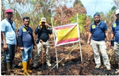 Polres Bengkalis Lakukan Olah TKP Ulang Terkait Karlahut di Bantan