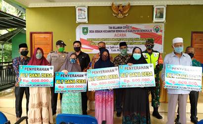 Kini Giliran Desa Sebauk, Bengkalis Terima BLT, Apa Kata Kades?