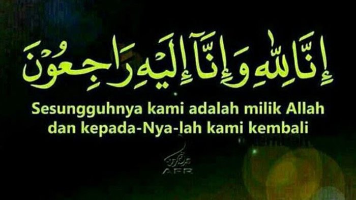 Bupati Amril dan Keluarga Mengucapkan Duka Cita Atas Wafatnya Ibunda Sekda