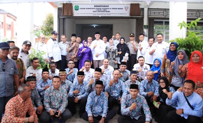 Walikota Resmikan Sekretariat FK-RT/RW Kota Tanjungpinang