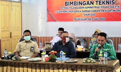 Bawaslu Kuansing Gelar Bimtek Terkait Etika Dalam Pilkada