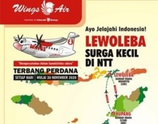 Wings Air Akan Melayani Penerbangan Setiap Hari Dari Kupang ke LWE