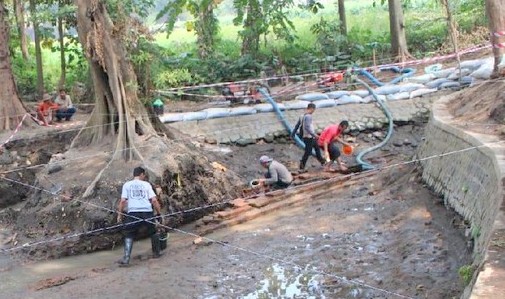 BPCB Jatim Mulai Mengekskavasi Situs Kanal Majapahit