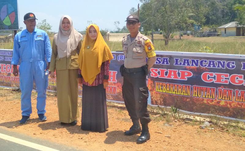 Kades Desa Lancang Kuning Ingatkan Warga Dampak Karhutla