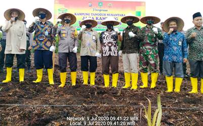 Antisipasi Karhutla, Polres Bengkalis Louncing Jaga Kampung