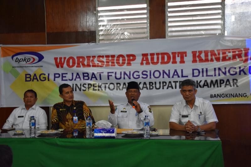 Inspektorat Kampar Gelar Workshop Audit Kinerja