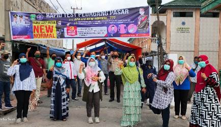 Lakukan Rapid Test Pada Pedagang Dumai, Ini Kata Kordinator Gugus Tugas Shintia Riza