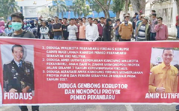 Ketua LPM Kota Pekanbaru Sarjoko alias Asun Dituding Penadah Proyek Pemko