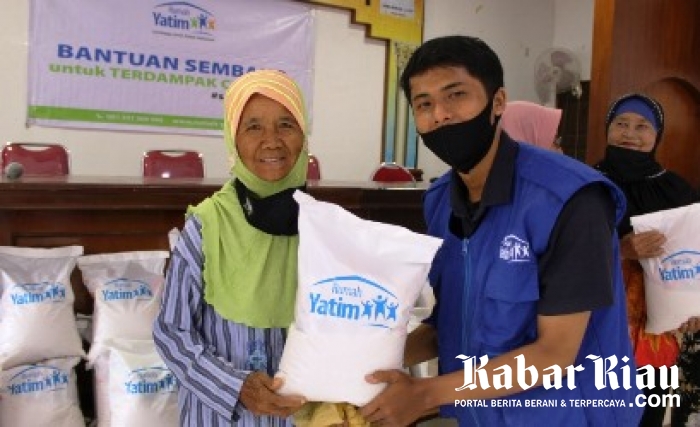 Dua Kecamatan Di Pekanbaru Kembali Disalurkan Bantuan Dari Rumah Yatim