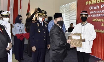 HUT Kemerdekaan RI ke-75, Enam Warga Binaan Lapas Bengkalis Dapat Remisi