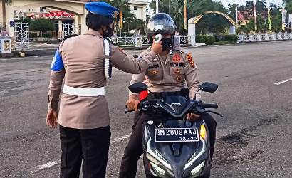Polres Bengkalis Lakukan Swab Test Covid-19 Pada Seluruh Jajarannya