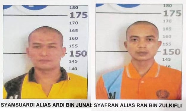 Dua Orang Ini Adalah Napi Kabur, Warga yang Melihat Segera Laporkan Kekepolisian Terdekat