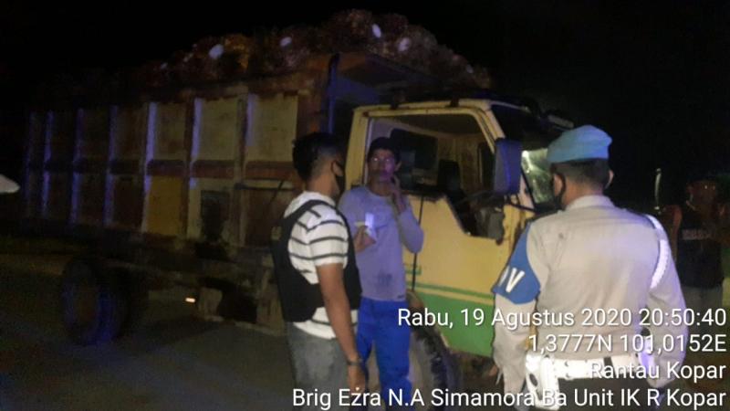 Polsek Rantau Kopar Gelar KRYD Serta Sosialisasi Bahaya Covid- 19