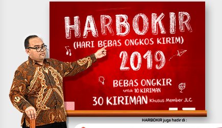 Wau, Ke Empat Kalinya JNE Gelar Harbokir