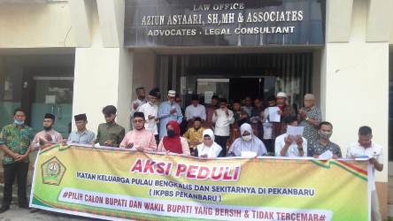 Warga Bengkalis Desak Balon Bupati Bengkalis yang Tercemar Jangan Dicalonkan