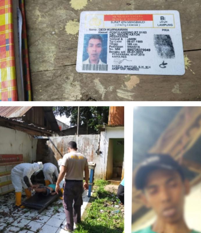 Nekat Gantung Diri Dibelakang Pos Polisi! Pria Bandar Lampung Akhiri Hidupnya