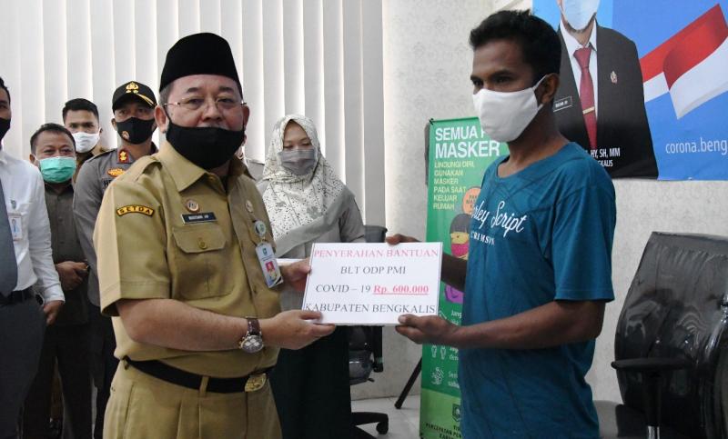 4.107 Orang Pekerja Migran Indonesia ODP Dapat Bantuan Pemkab Bengkalis