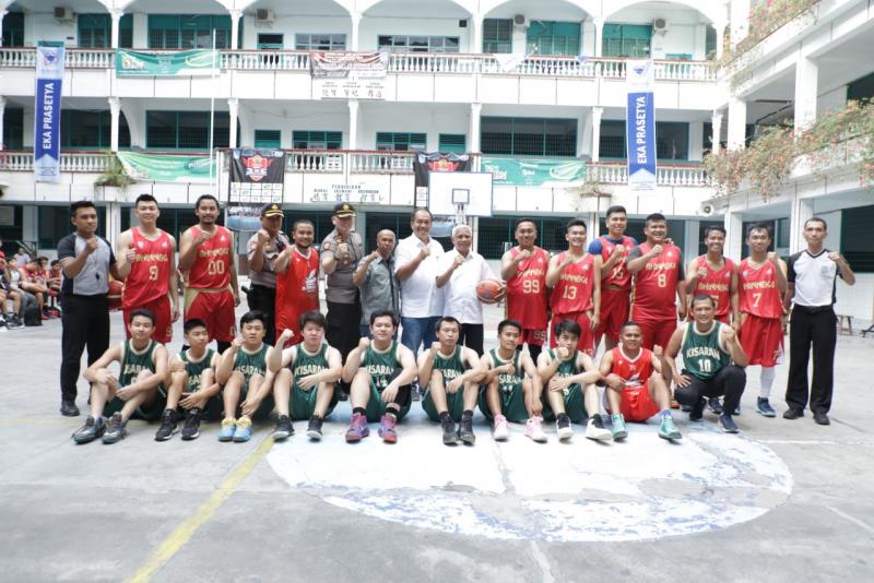 Bupati Asahan Berikan Motivasi Kepada Para Pemain Basket