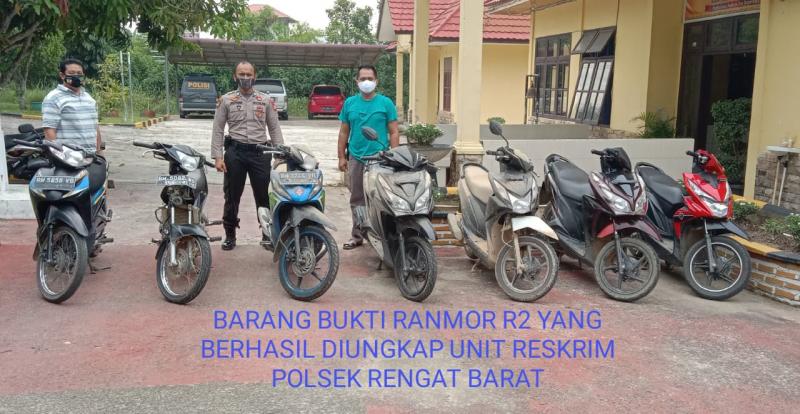 Lima Kawanan Spesialis Curanmor di Masjid Antar Kecamatan Ditangkap Polisi Inhu