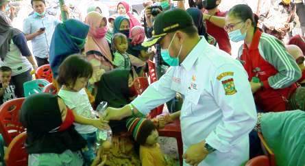 Anak Penderita Stunting di Kampar Sedikit Turun