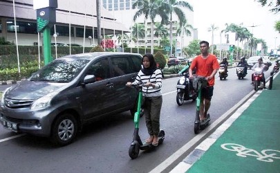 Skuter Listrik Diperbolehkan di Kawasan GBK