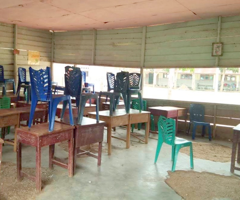 Dua Lokal Kayu SMP 01 Tapung Hulu, Kampar Memprihatinkan